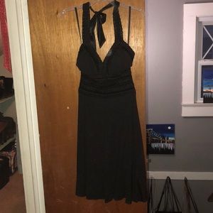 Short black formal dress